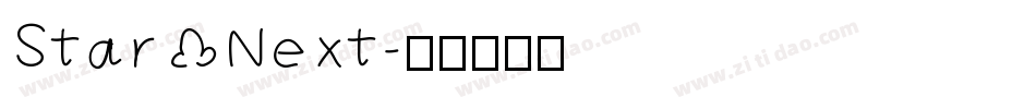Star Next字体转换